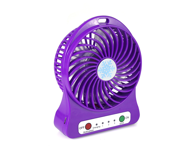 Charging small fan